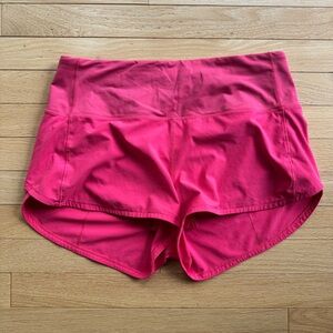 Lululemon Speed Up Low Rise lined shorts 2.5”